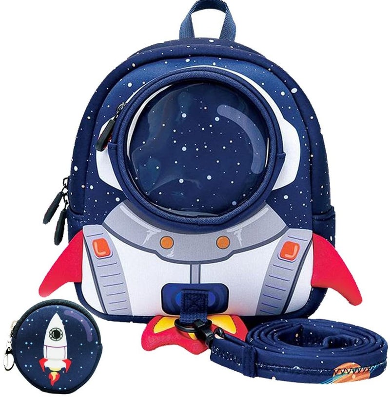 yisibo Rocket Toddler Backpack with Leash,3-6 Years Anti-lost Kids Backpack,Children Backpack for boys girls - Image 1